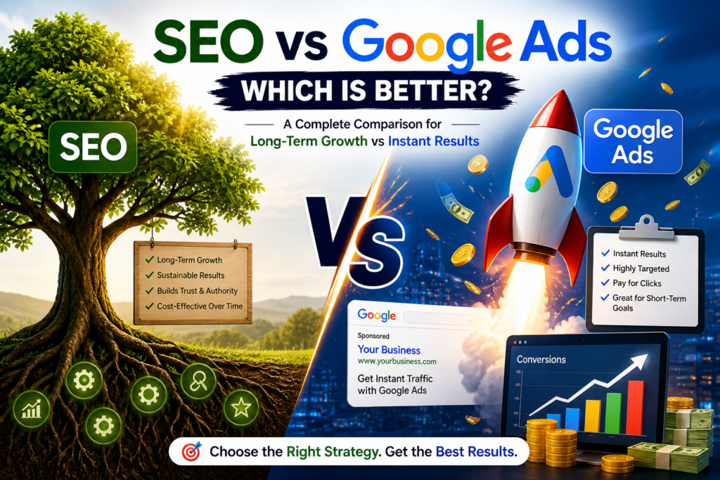 SEO v/s google ads
